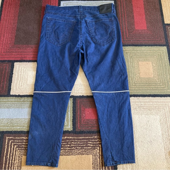 True Religion Marco No Flap SE Relective Relaxed Taper Jeans Men's Size 34x30 - Picture 5 of 15